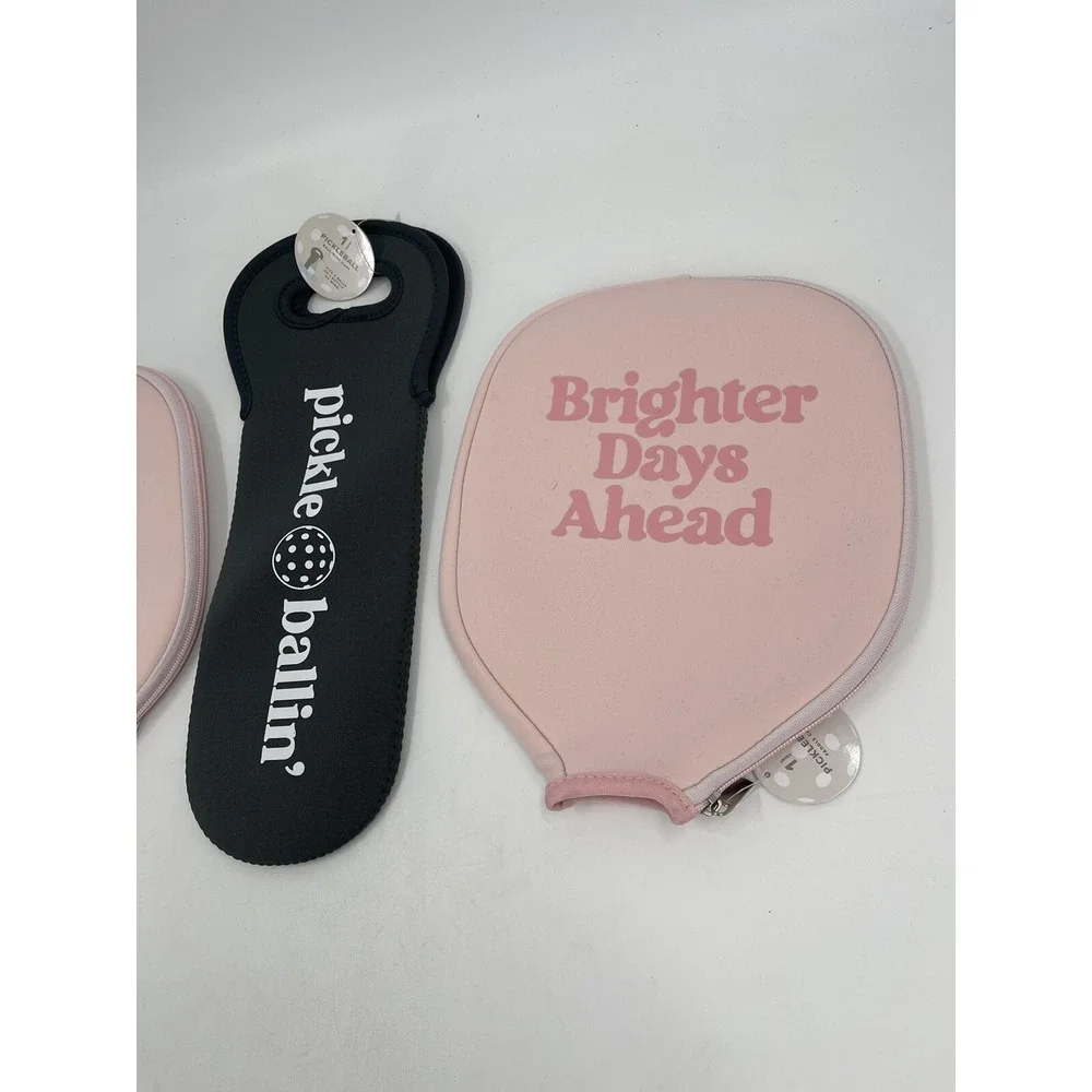 Pickleball Paddle‎ Cases Brighter Days W/ Pickleball Ball Sleeve